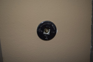 wall mounted gas valve shutoff - first troubleshooting step