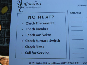 HVAC service tips checklist 