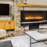 Fireplace in Luxury Home