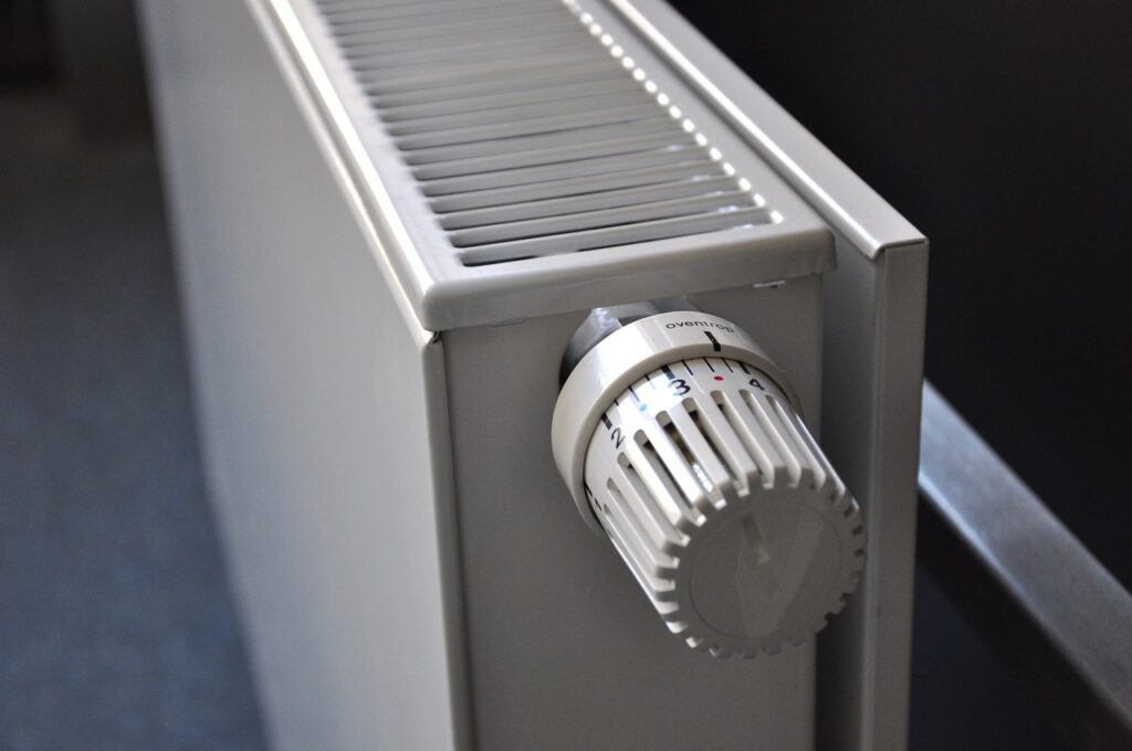 heat pumps are more energy efficient than traditional heating like this radiator